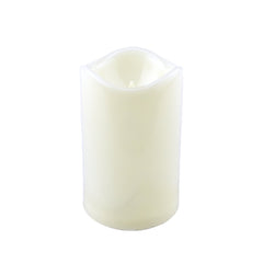 LED Plastic Flickering Flame Candle, 4-1/2-Inch