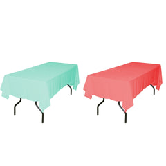 Plastic Table Cover, Rectangular, 54-Inch x 108-Inch