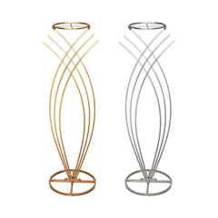 Metallic Wire Mermaid Tail Stand, 36-Inch