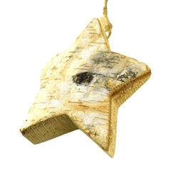 Unfinished Wood Star Christmas Ornament, 3-1/2-Inch