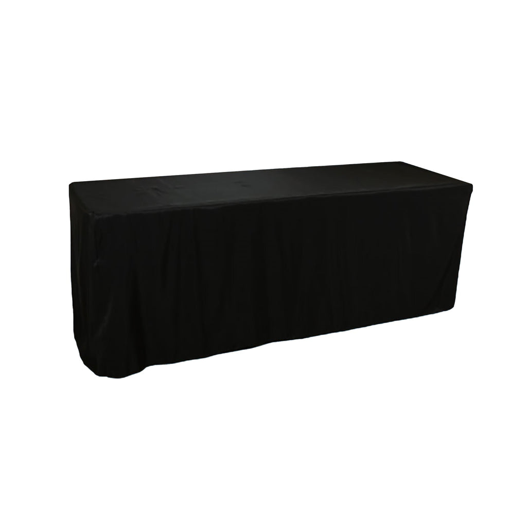 Polyester Fitted Full Length Tablecloth, 72-Inch x 29-Inch