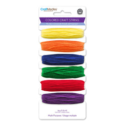 Colored Craft Thread String, 59-yard