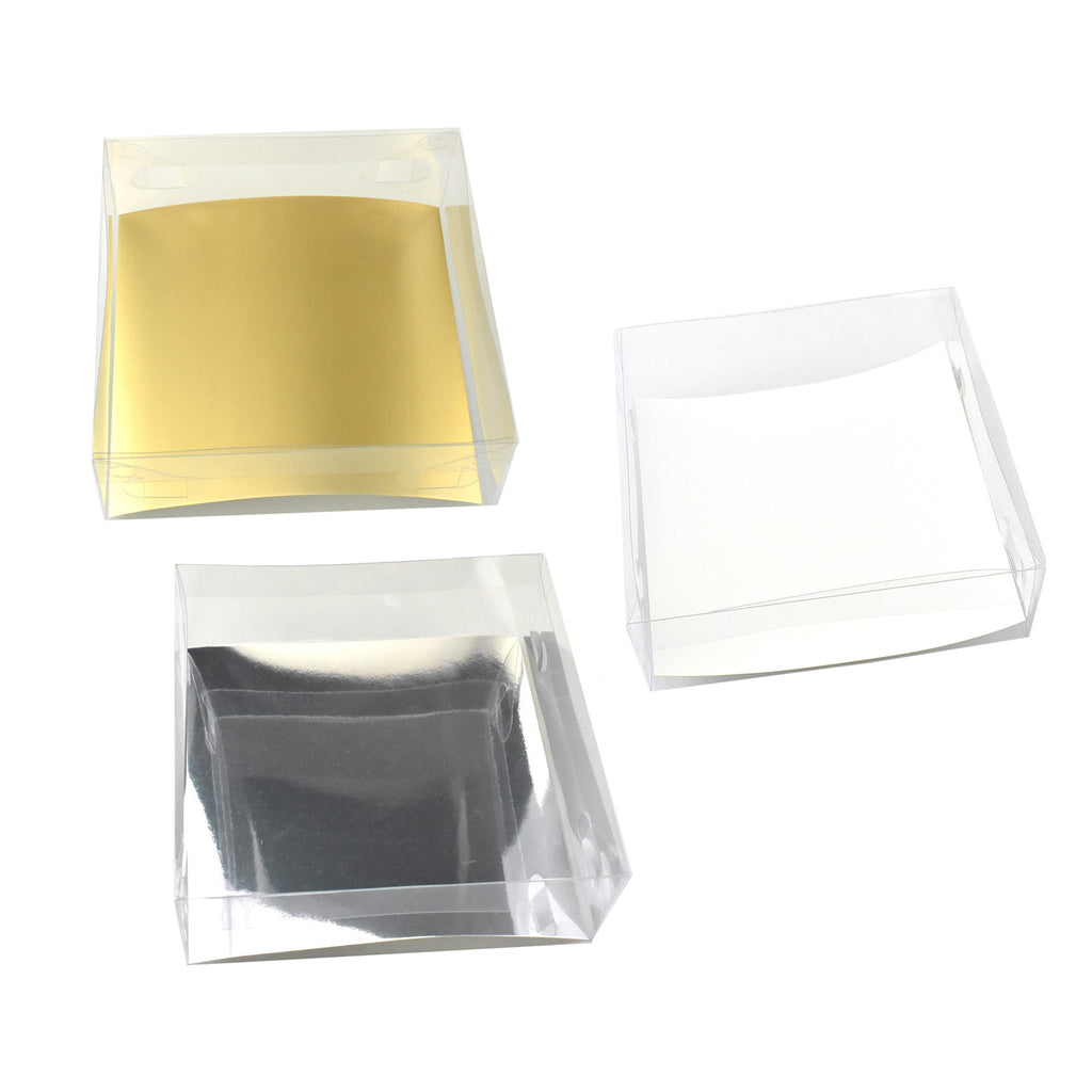 PVC Gift Box, 5-1/2-Inch x 5-1/2-Inch x 2-Inch, 12-Count