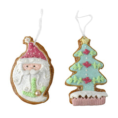 Christmas Cookie Friends Ornaments, 4-3/4-Inch, 6-Piece