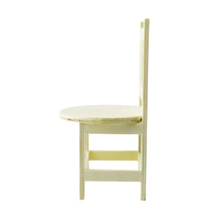 Wooden DIY Craft Model Splat Back Chair, 5-1/2-Inch