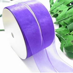 Chiffon Sheer Organza Ribbon, 1-1/2-inch, 25-yard