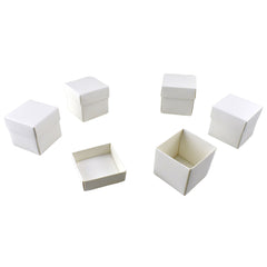 Cube Paper Gift Box with Lid, 2-Inch, 24-Count