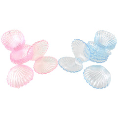 Acrylic Plastic Seashell Favor Cases, 3-1/4-Inch, 12-Count