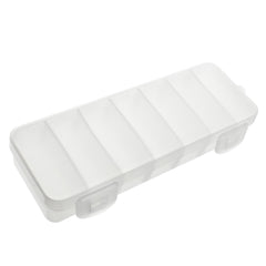 Plastic Organizer Box, 7-Slot, 6-3/4-Inch x 2-3/4-Inch