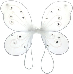Organza Butterfly Fairy Wings w/ Rhinestone Glitters