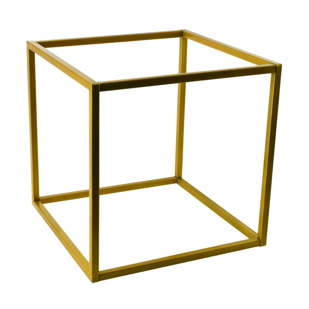 Metal Cube Centerpiece