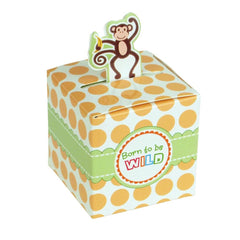 Safari Animal Baby Shower Favor Boxes, 2-inch, 12-count