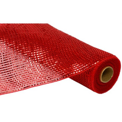 Metallic Floral Mesh Wrap, 10-inch, 10-yard