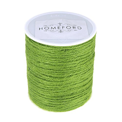 Jute Twine Cord Rope Ribbon, 4-Ply, 1/8-inch, 100-yard